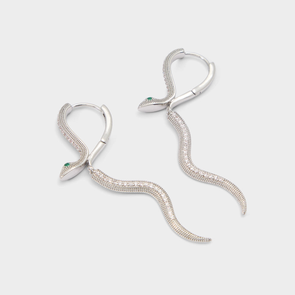 Slytheria in Silver Clear Multi - Earrings