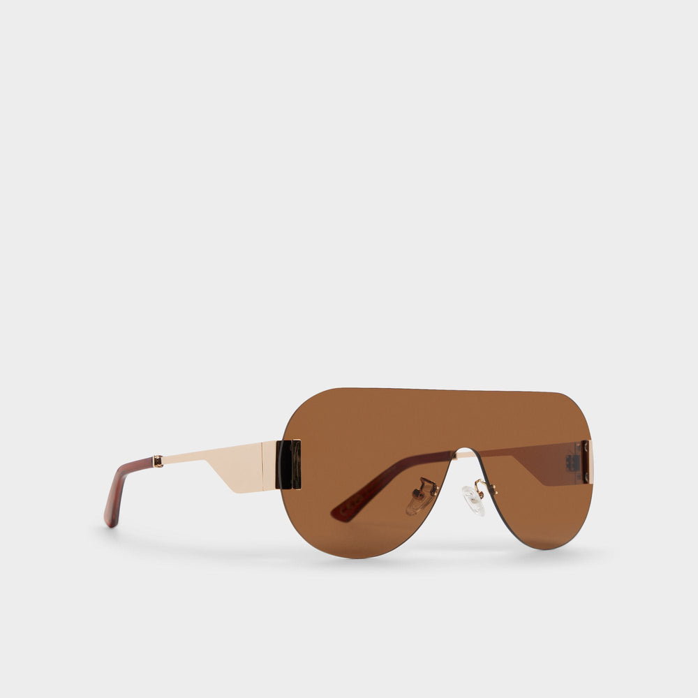 Agrocan Brown Women's Shield - Shield sunglasses