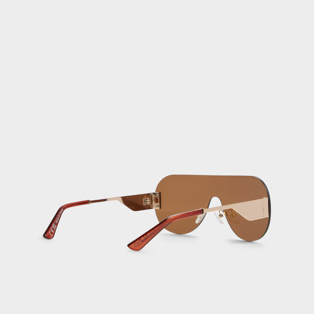 Agrocan Brown Women's Shield - Shield sunglasses