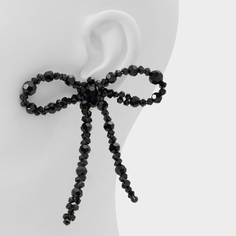 Tinsla in Black - Statement earrings