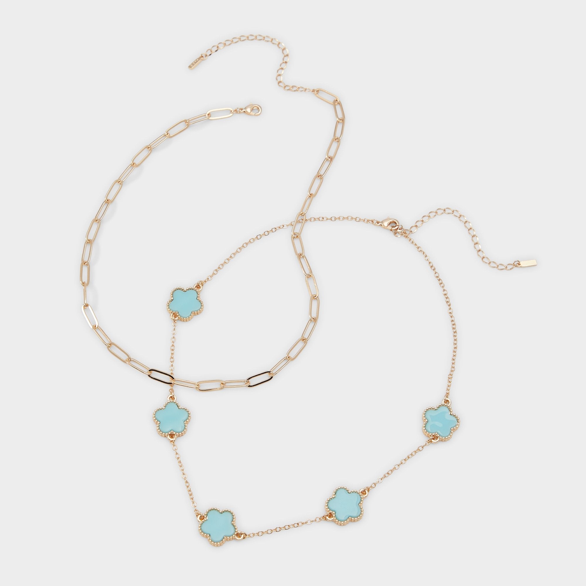 Feelinblue Turquoise Women's Necklaces - Layered necklace
