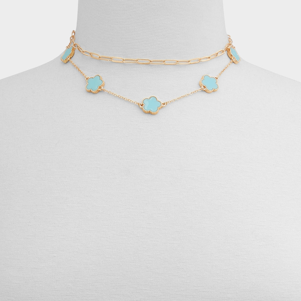 Feelinblue Turquoise Women's Necklaces - Layered necklace
