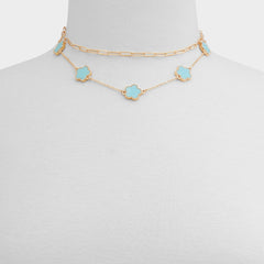 Feelinblue Turquoise Women's Necklaces - Layered necklace