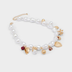 Charmsinlove Red Women's Necklaces - Charm necklace