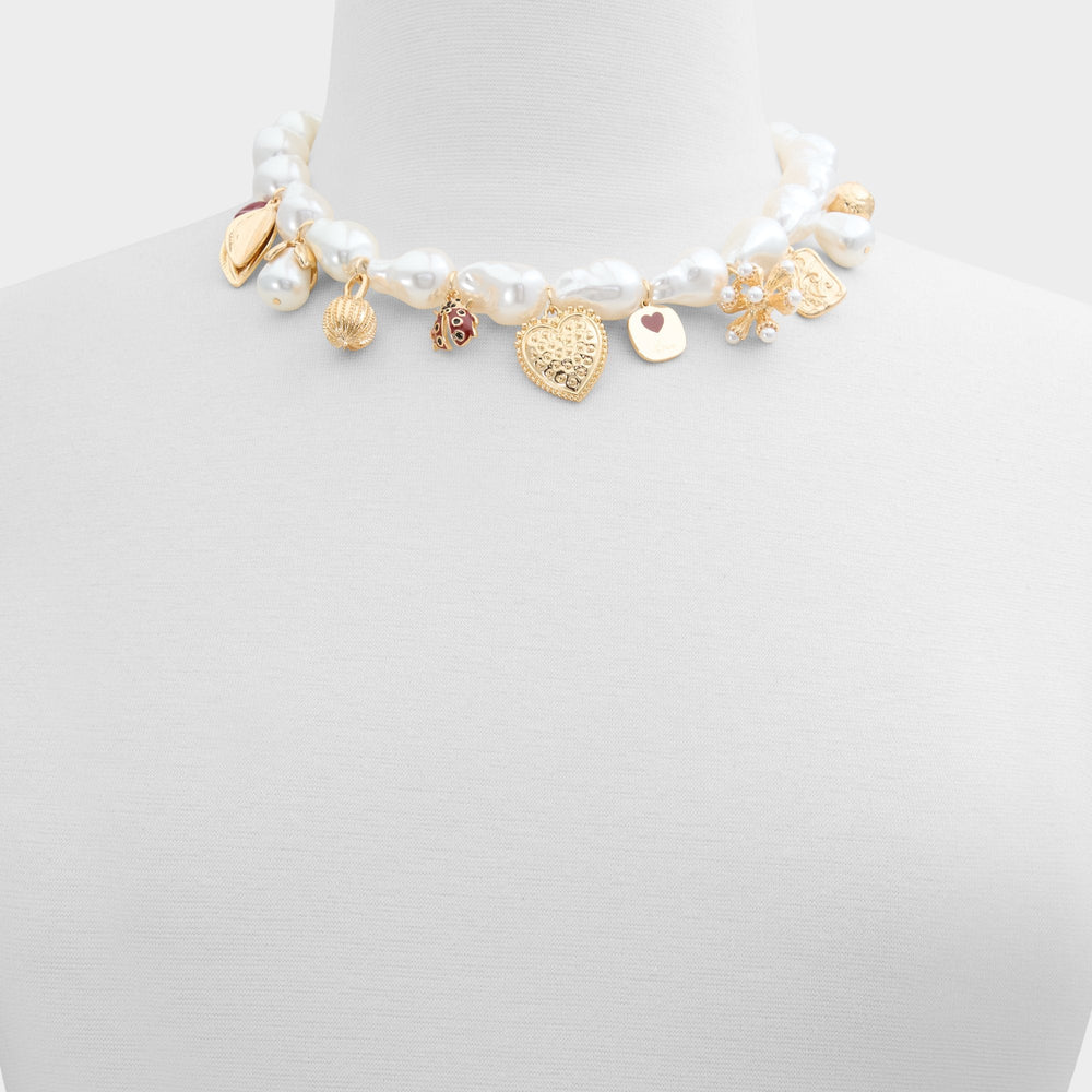 Charmsinlove Red Women's Necklaces - Charm necklace