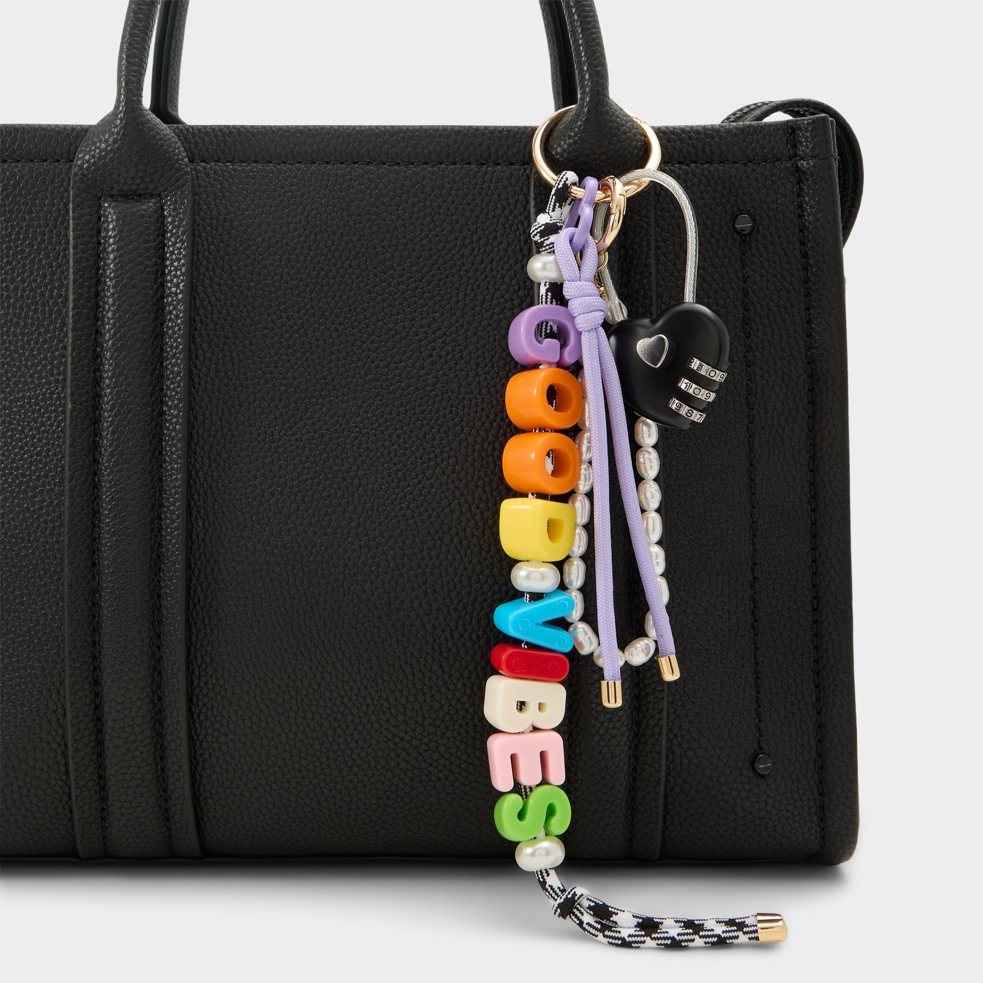 Thegoodvibes in Bright Multi - Bag charm