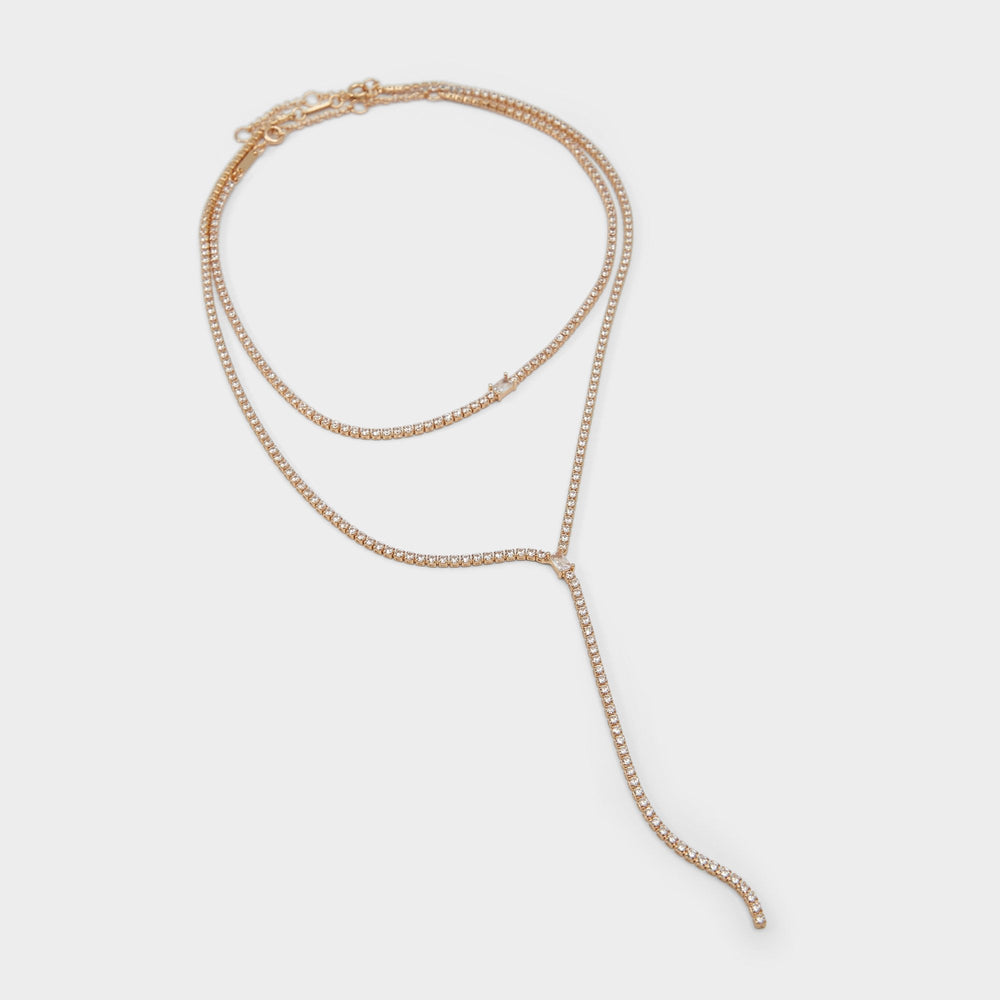 Alata Gold/Clear Multi Women's Cubic Zirconia - Necklace