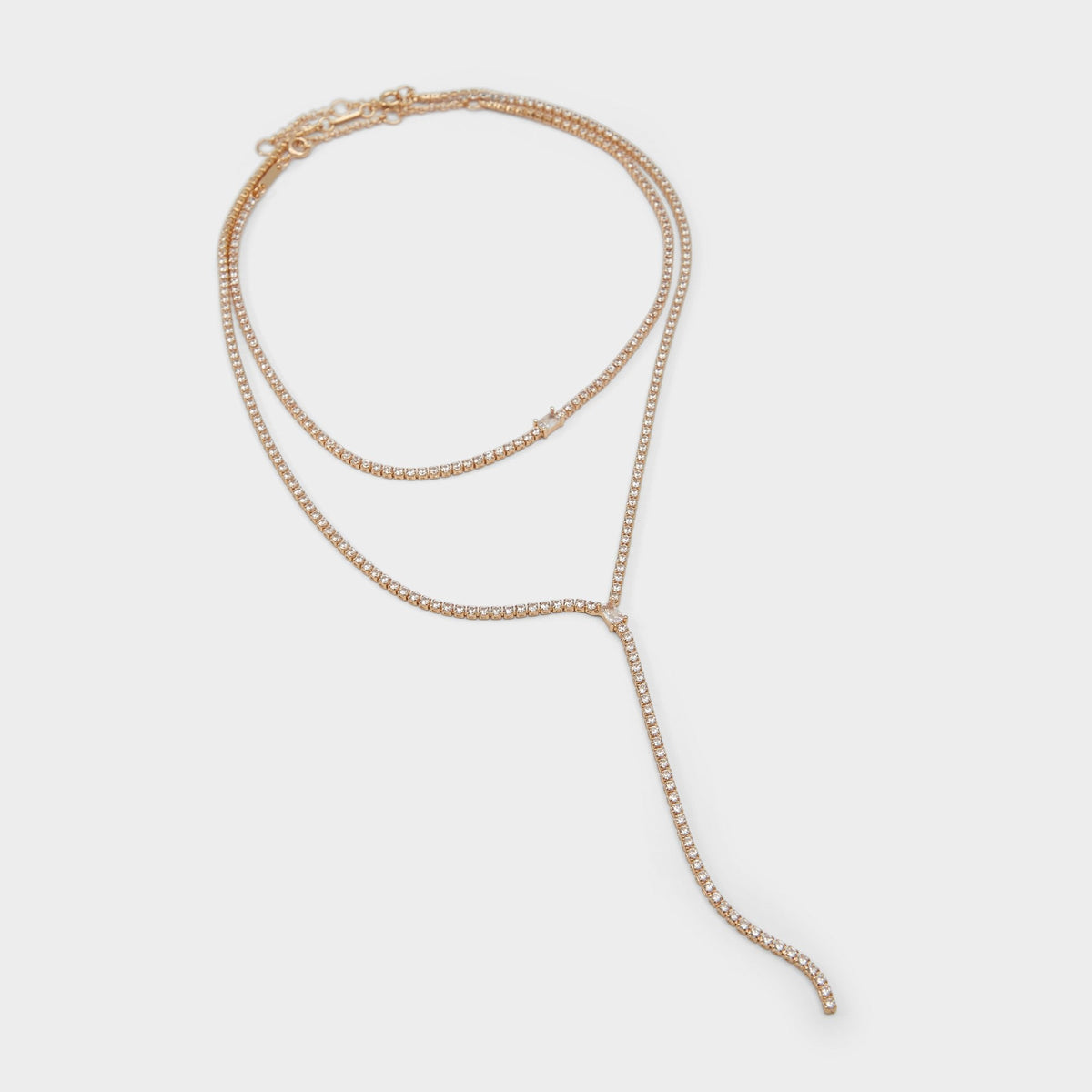 Alata Gold/Clear Multi Women's Cubic Zirconia - Necklace