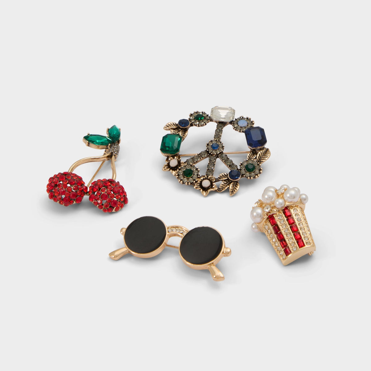 Chillvibes in Red - Decorative brooch