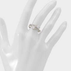 Neillie in Silver Clear Multi - Ring