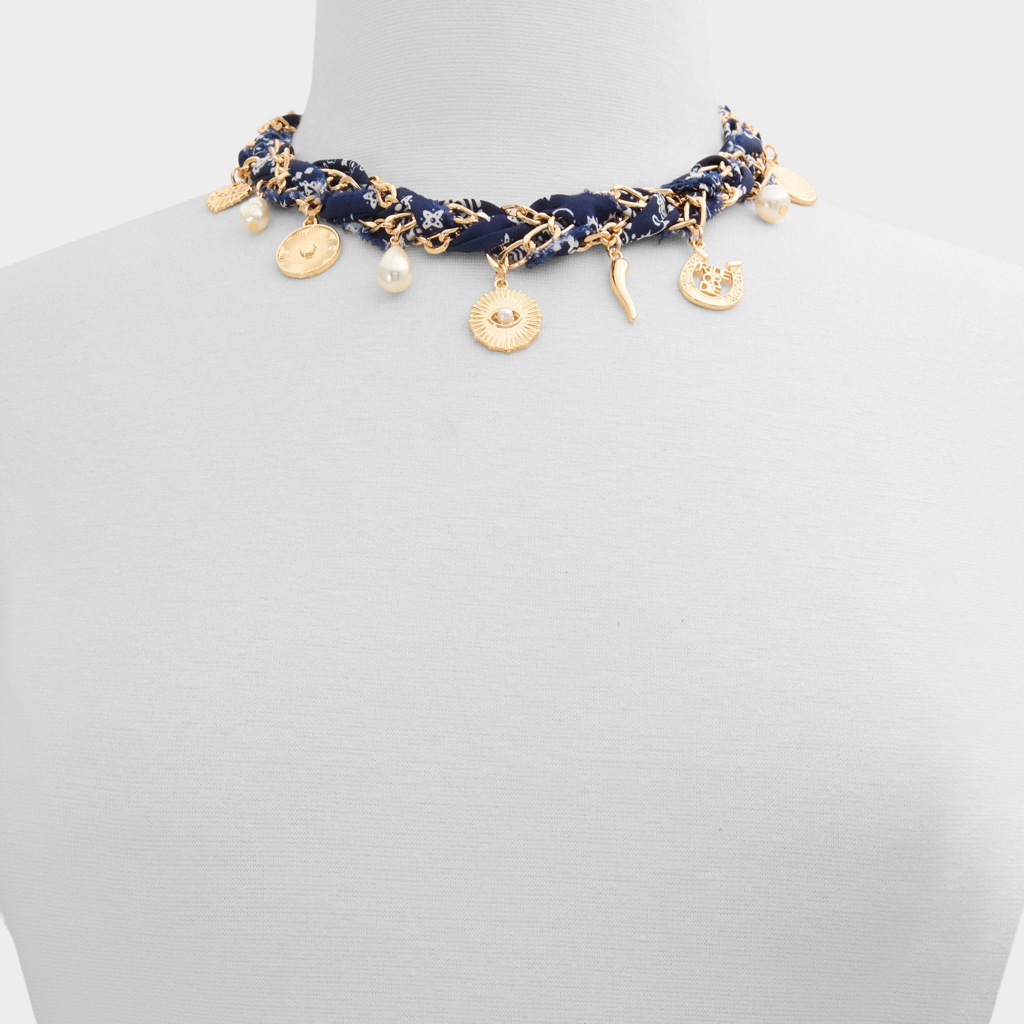 Goodluckcharms Navy Women's Necklaces - Charm necklace