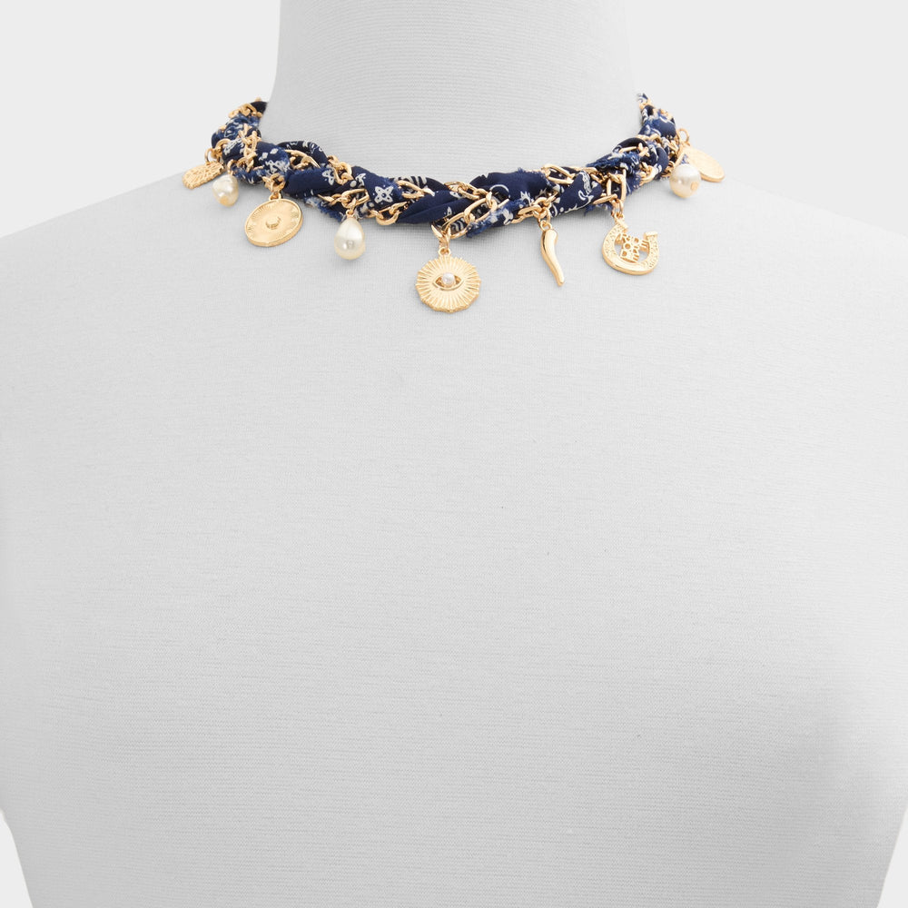 Goodluckcharms Navy Women's Necklaces - Charm necklace