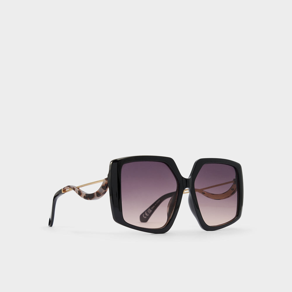 Asya Black/Gold Multi Women's Square - Square sunglasses