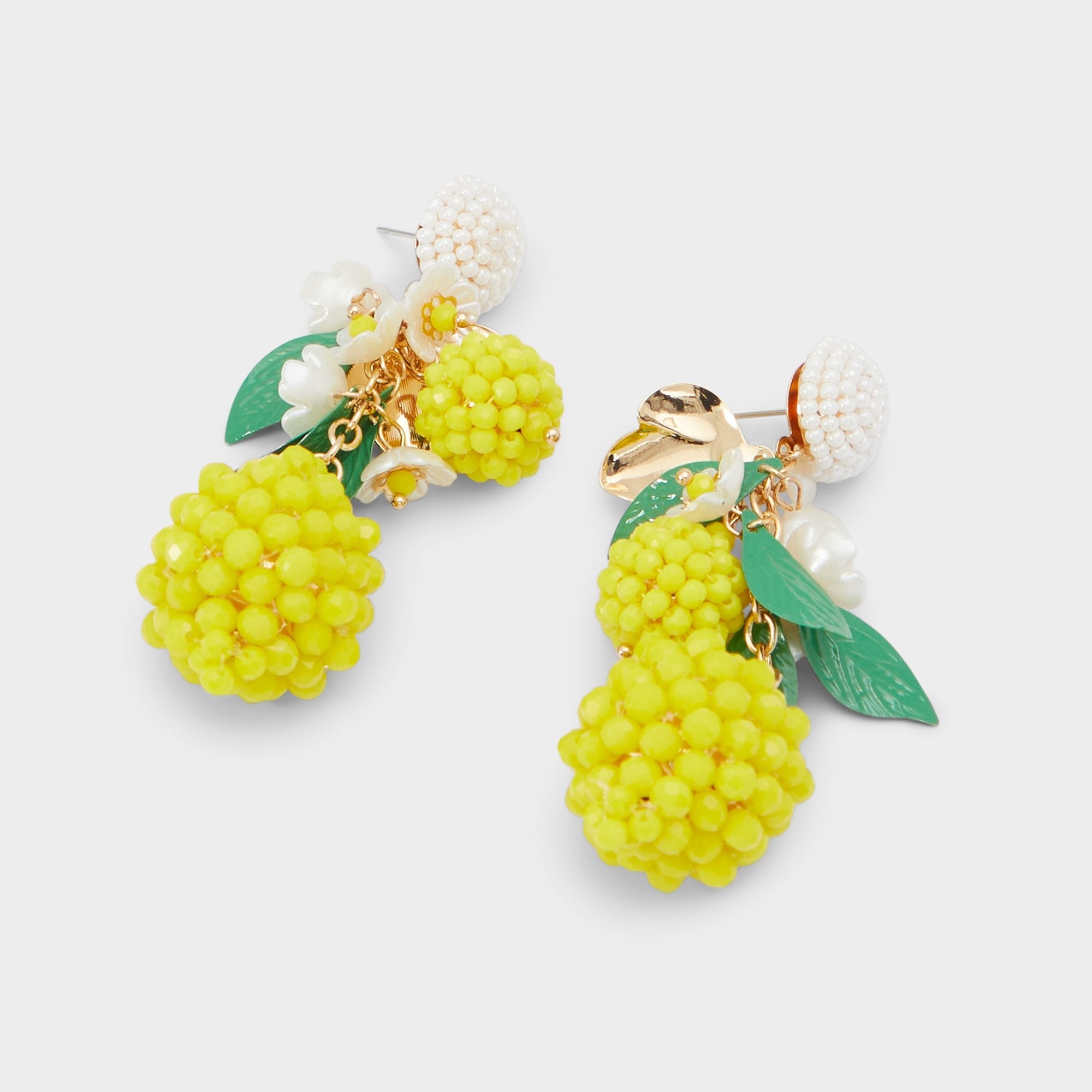 Limonatta Medium Yellow Women's Earrings - Chandelier earrings