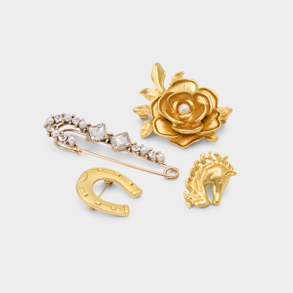 Wildatheart in Gold - Decorative brooch