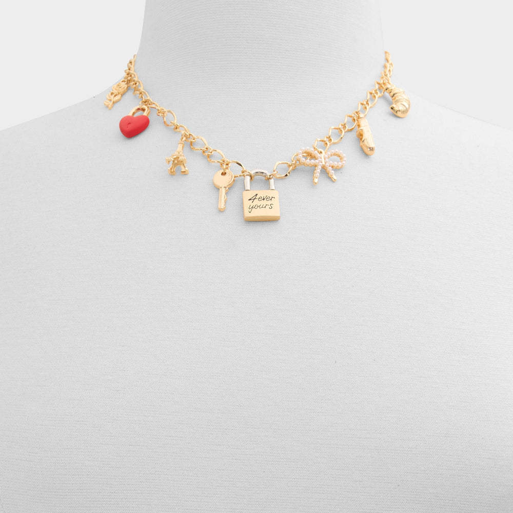 Ponddamours Red Women's Necklaces - Charm necklace