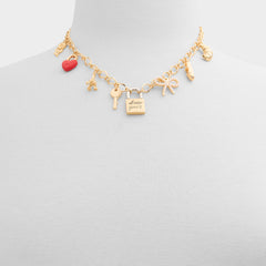 Ponddamours Red Women's Necklaces - Charm necklace