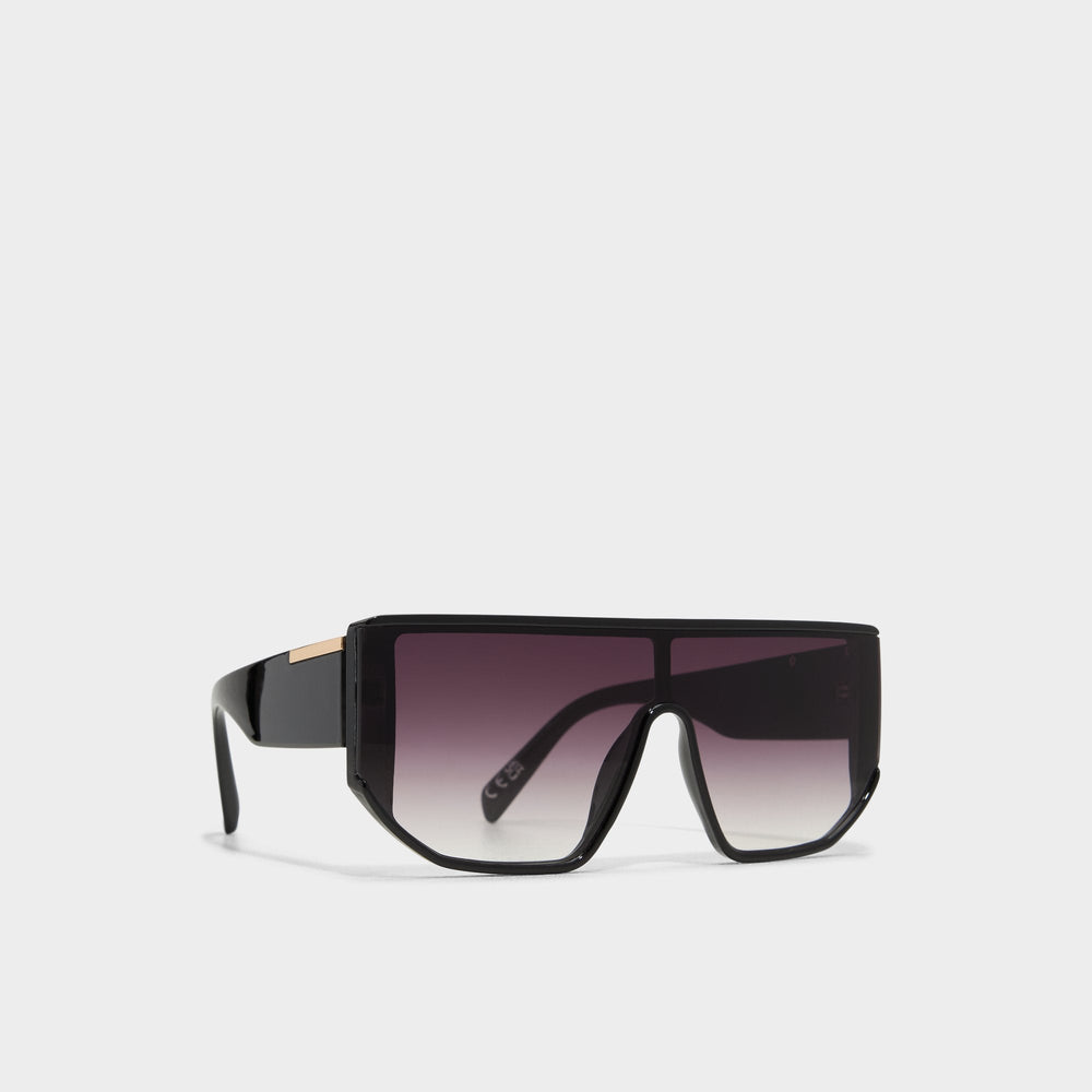 Thiedan Black/Gold Multi Women's Shield - Shield sunglasses