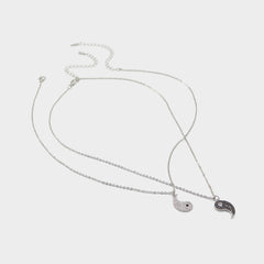 Yintomyyang Black/Silver Multi Women's Necklaces - Necklace