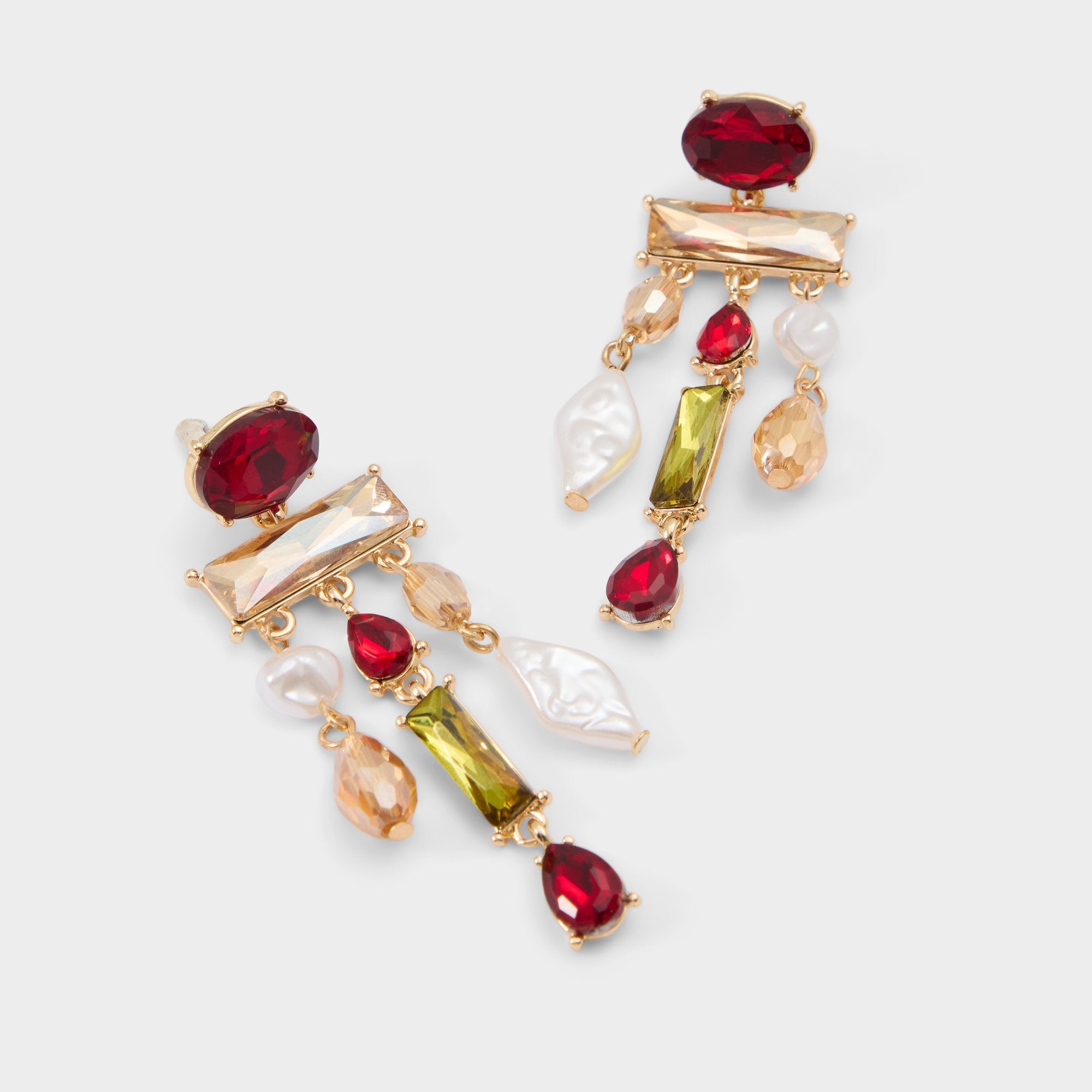 Savannahh in Bordo - Chandelier earrings