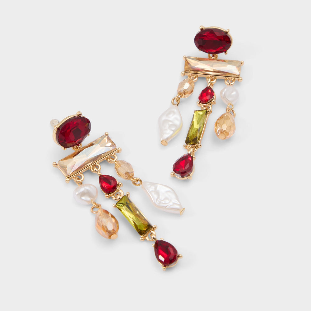 Savannahh in Bordo - Chandelier earrings