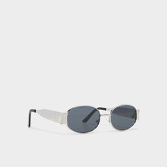 Unirerin Silver Women's Round - Round sunglasses