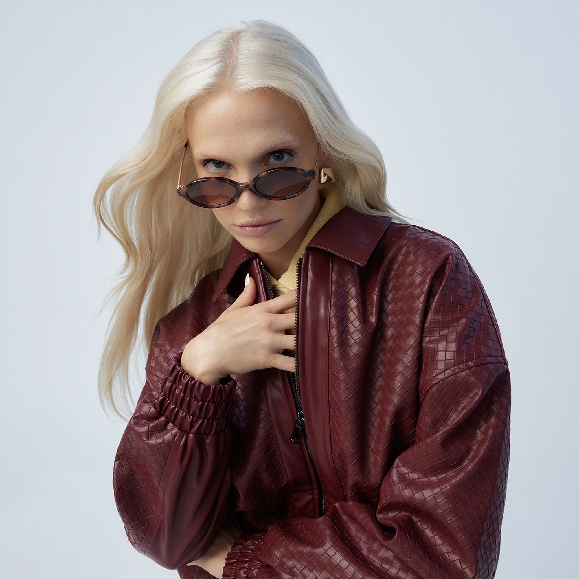 Javona Other Brown Women's Square - Round sunglasses