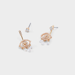 Eulalie Gold/Clear Multi Women's Gold plated - Earrings