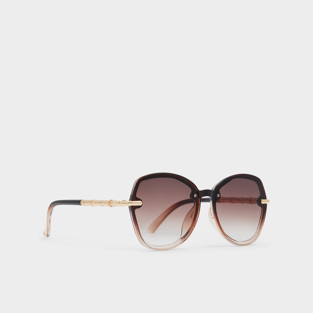 Cortegaca Brown Women's Round - Square sunglasses