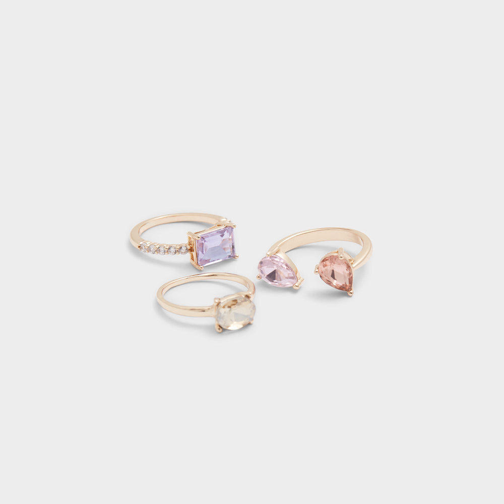 Pimediax Pastel Multi Women's Rings - Stackable rings