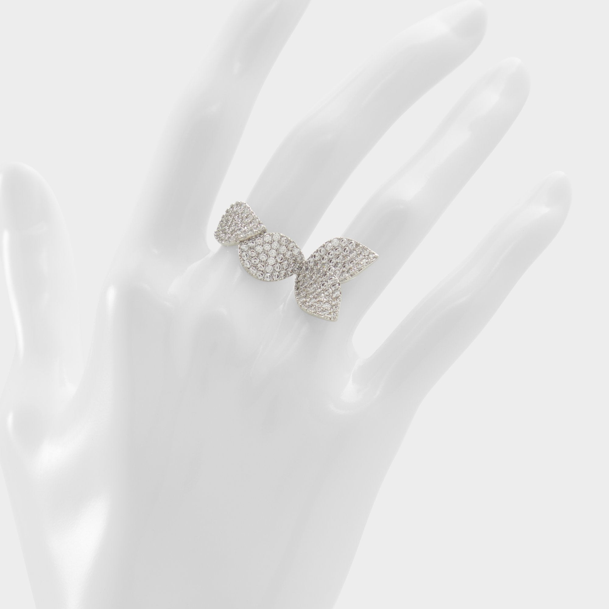 Celenring Silver/Clear Multi Women's Rings - Ring