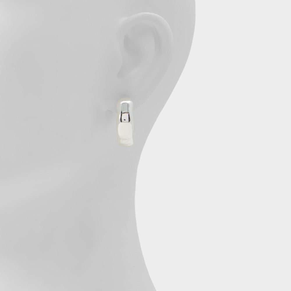 Carandar in Silver - Hoop earrings