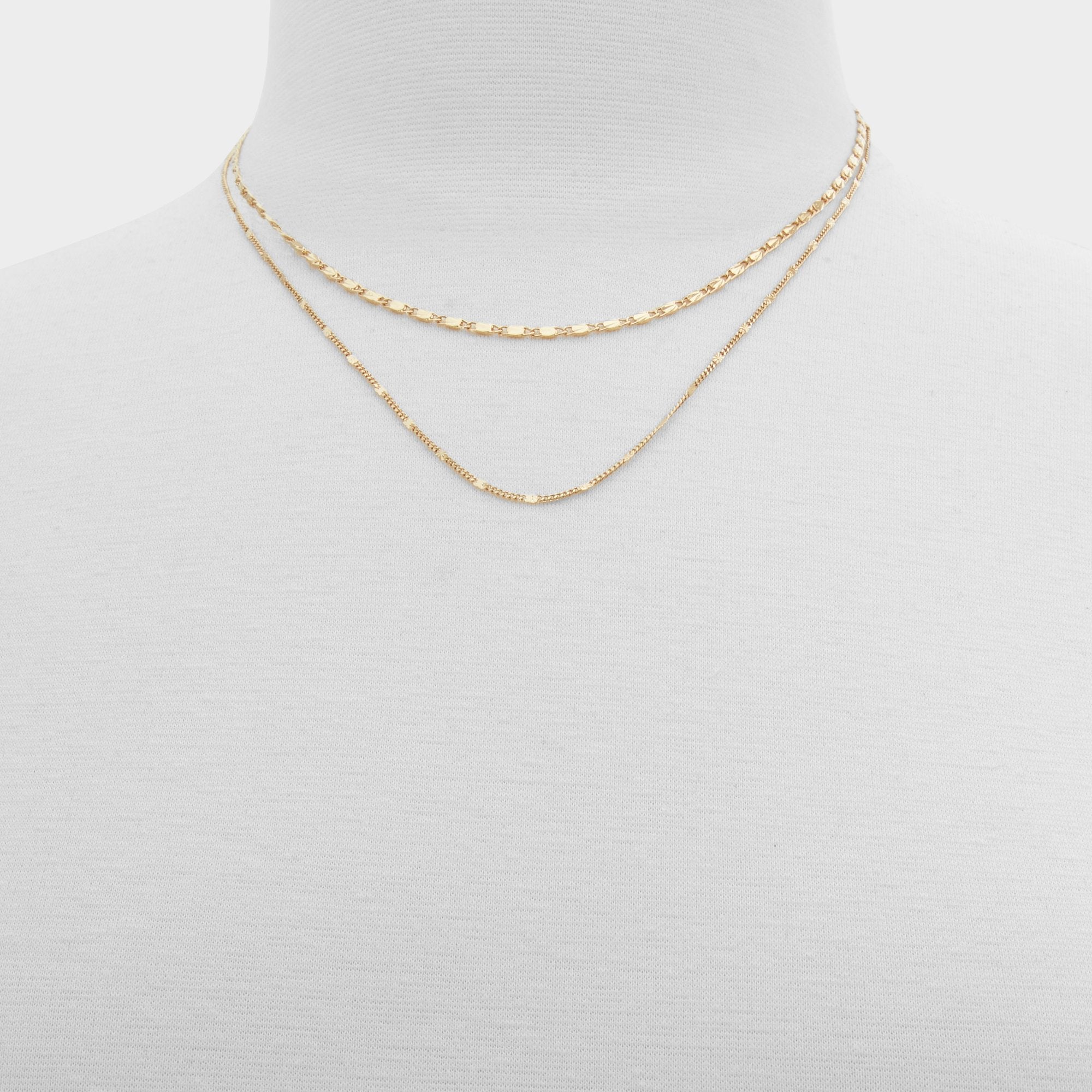 Rilara Gold Women's Necklaces - Layered necklace