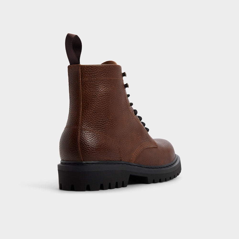 Lug sole Doublezero in Dark Brown - Combat boot