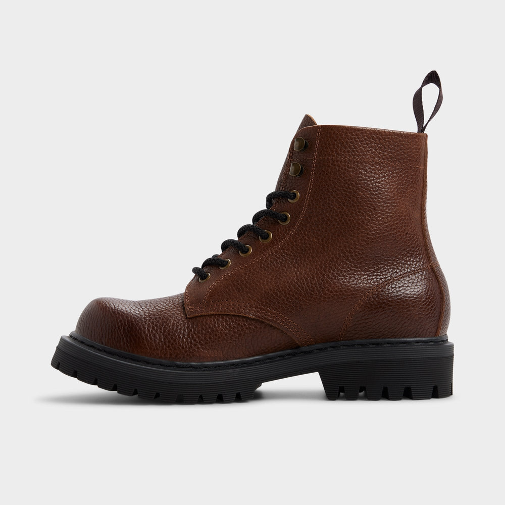 Lug sole Doublezero in Dark Brown - Combat boot