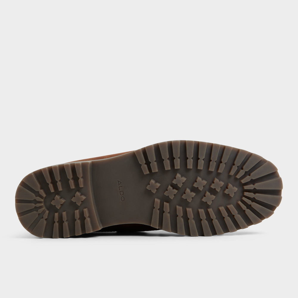 Lug sole Farrell in Medium Brown - Combat boot