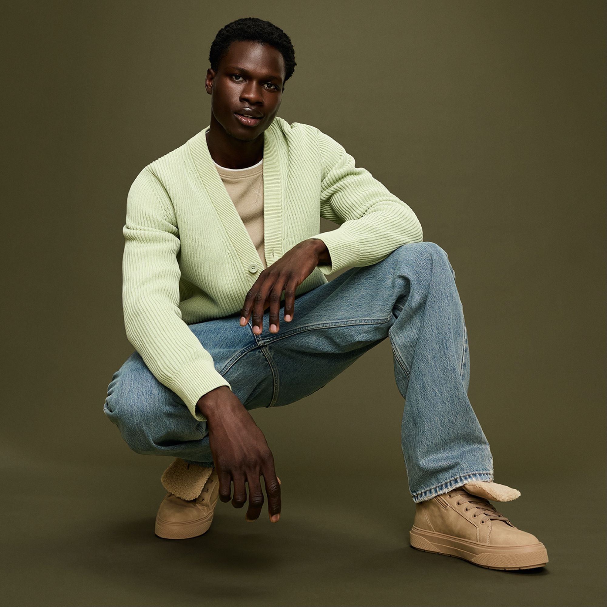 Cup sole Dusker Light Brown Men's Lace-up boots - Lace-up boot