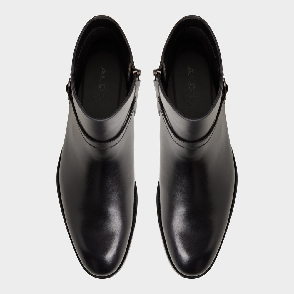 Visco in Open Black - Ankle boot