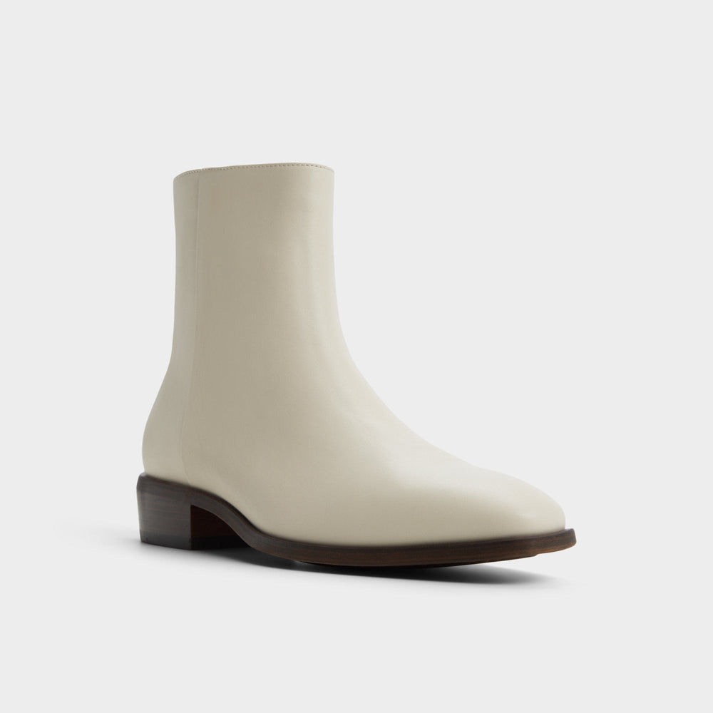Amur in White Bone - Ankle boot