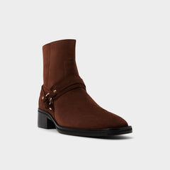 Marcos in Dark Brown - Ankle boot Block heel