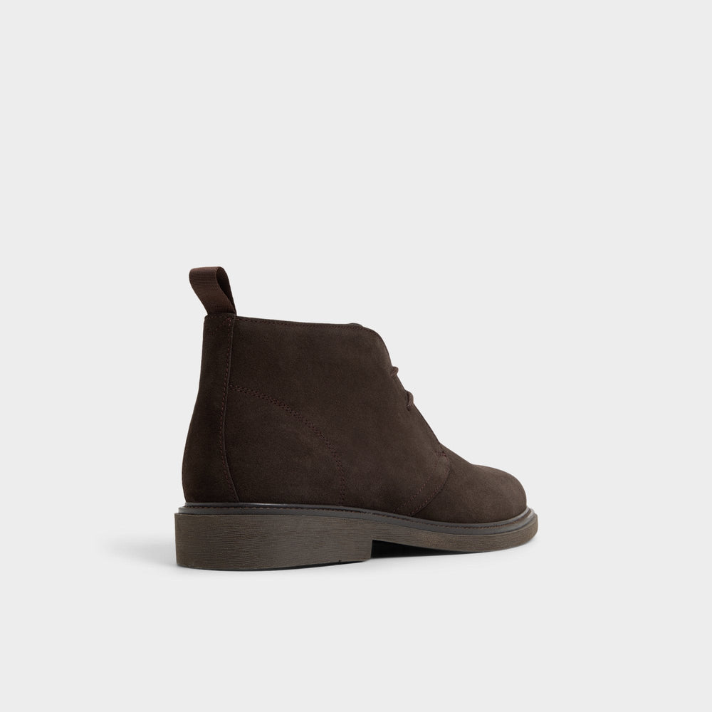 Jefrey Dark Brown Leather Suede Men's Chukka boots - Chukka boot
