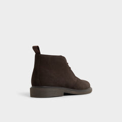 Jefrey Dark Brown Leather Suede Men's Chukka boots - Chukka boot