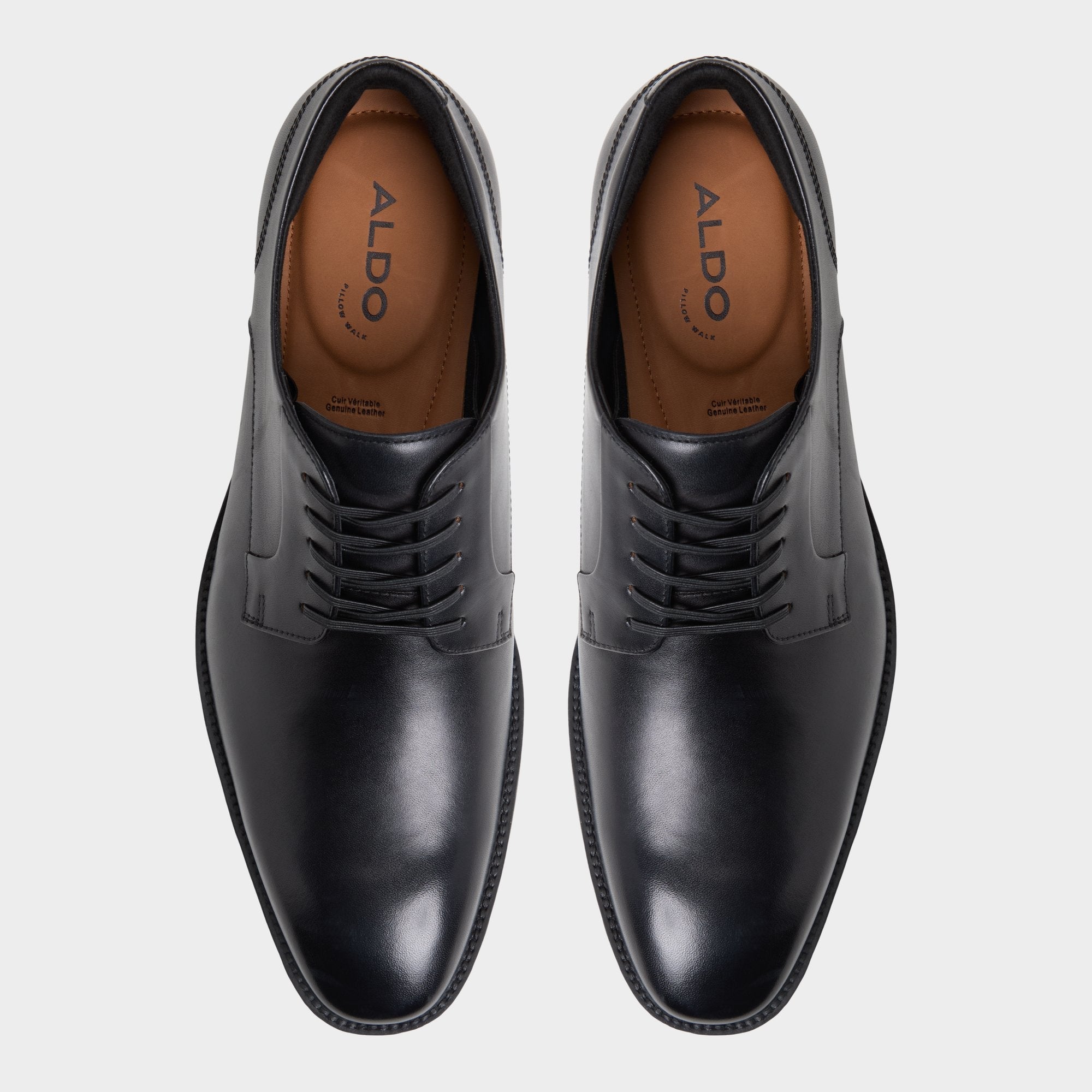 Teodoro Black Men's Dress Shoes - Derby shoe