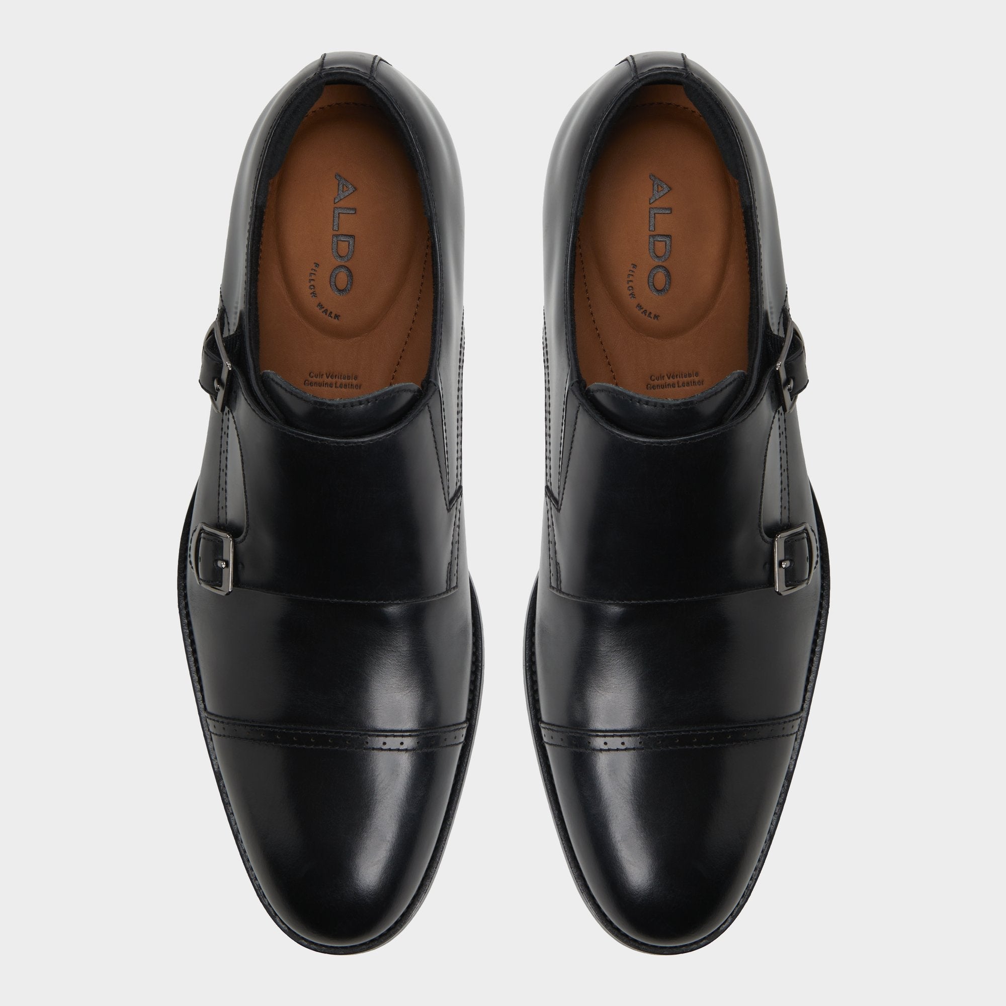 Zelasien in Black - Monkstrap loafer