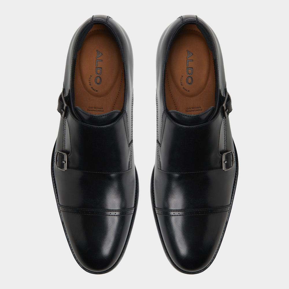 Zelasien in Black - Monkstrap loafer