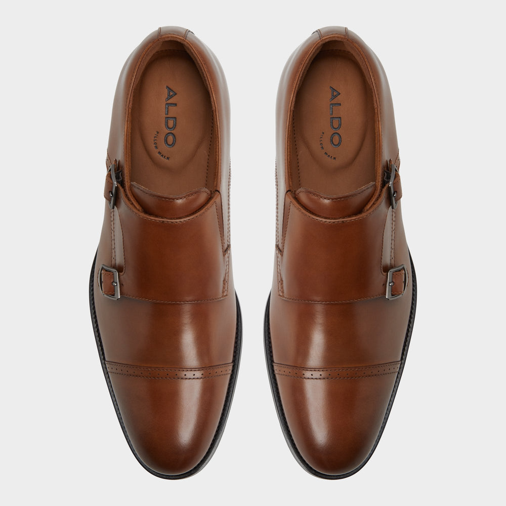 Zelasien in Cognac - Monkstrap loafer
