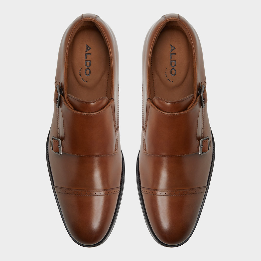 Zelasien in Cognac - Monkstrap loafer