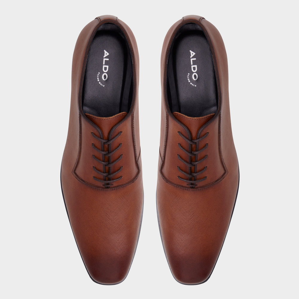 Biaggoo Cognac Men's Oxfords & Lace-ups - Oxford shoe