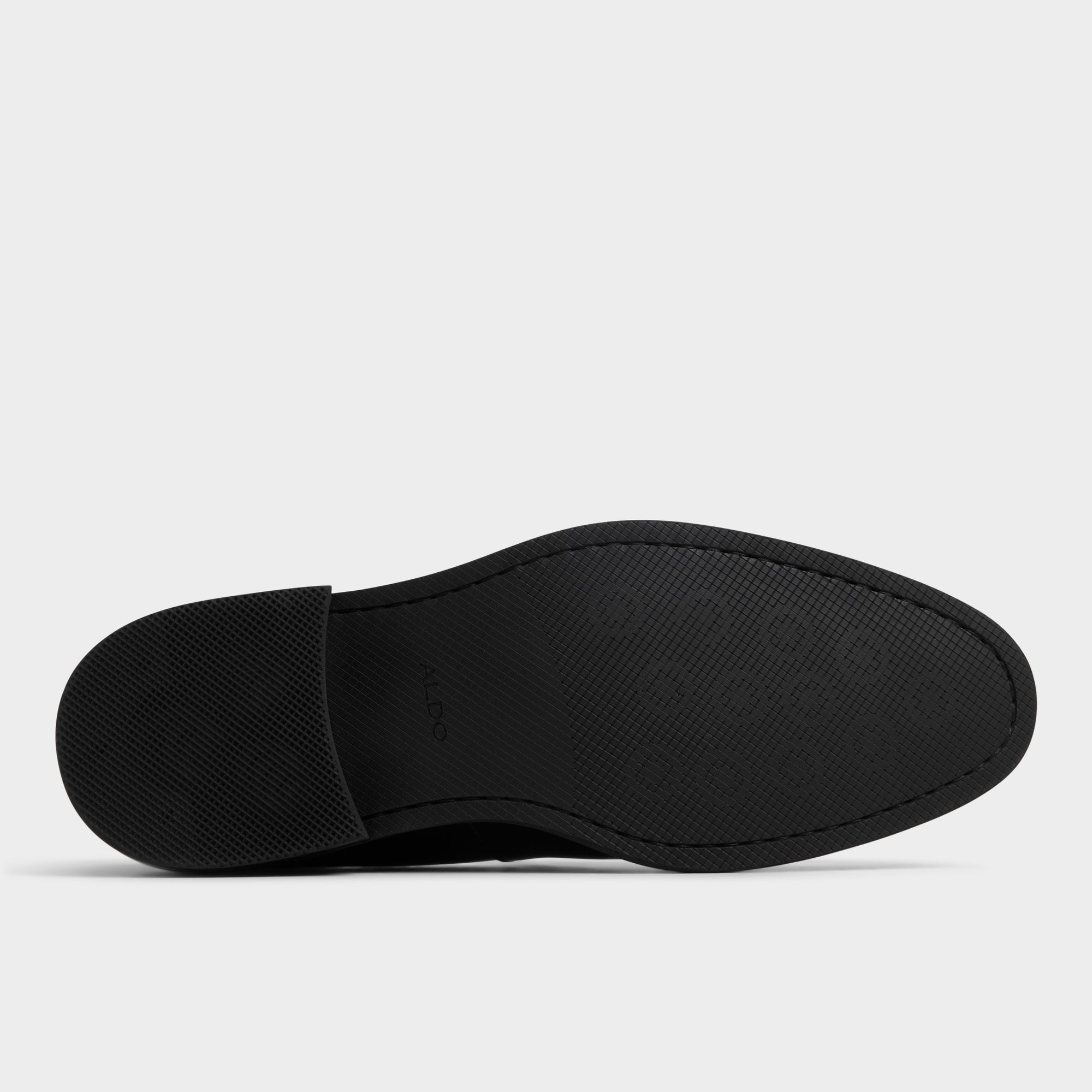 Portos Black Men's Dress Shoes - Loafer