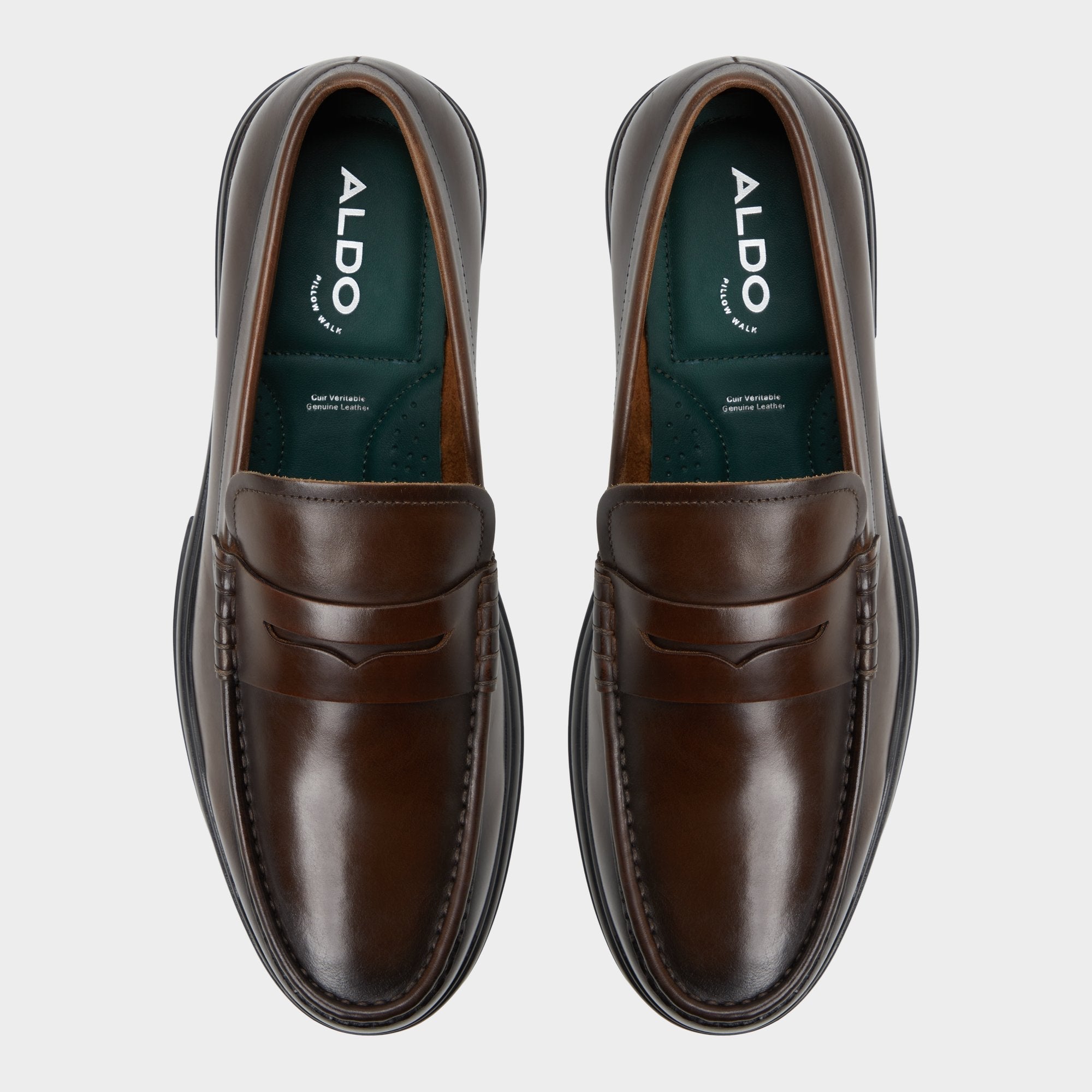 Tucker Other Brown Leather Smooth Men's Loafers & Slip-Ons - Loafer